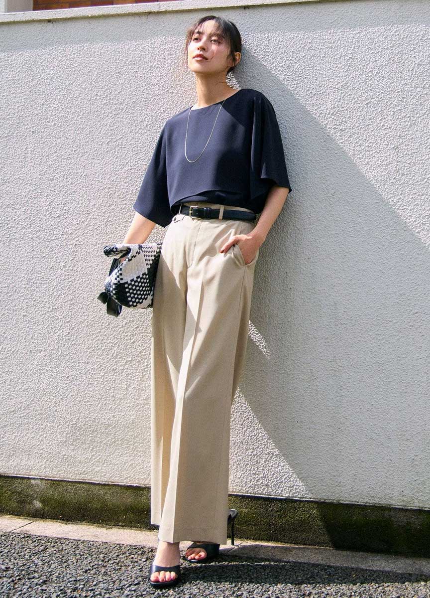 TENNEN TOUCH 寬版直筒褲